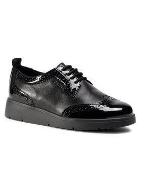 Geox Geox Oxford čevlji D Arlara I D04LCI 08502 C9999 Črna