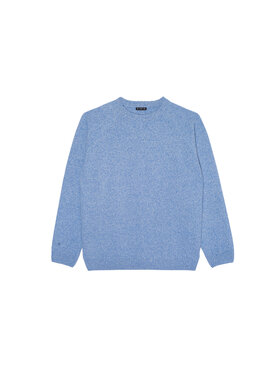 B SIDES B SIDES Sweter DARWIN Niebieski Regular Fit