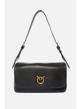 PINKO PINKO Kabelka Click Soft Horizontal Handle Čierna