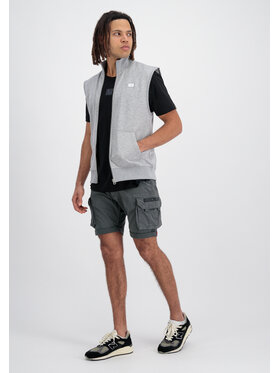 Alpha Industries Alpha Industries Kamizelka X-Fit Collar Vest Szary Regular Fit