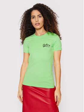 Iceberg Iceberg Тишърт 22EI2P0F0716309 Зелен Regular Fit