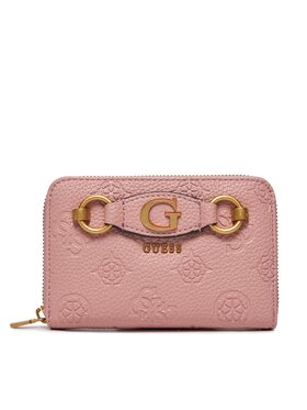 Guess Guess Голям дамски портфейл Izzy Peony (PD) Slg SWPD92 09400 Розов