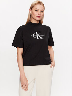 Calvin Klein Jeans Calvin Klein Jeans Póló J20J222130 Fekete Regular Fit