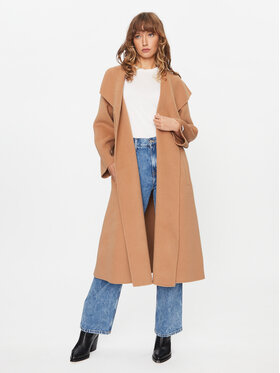 Marella Marella Вълнено палто Gesti 2330160238200 Кафяв Regular Fit