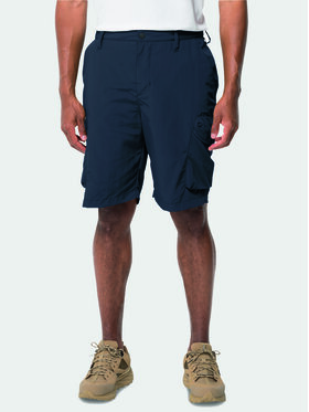Jack Wolfskin Jack Wolfskin Pantalon scurți din material Kalahari 1508381 Bleumarin Regular Fit