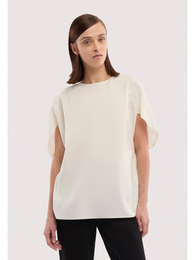 Trussardi Trussardi Top D4546200007N002 Biały Regular Fit