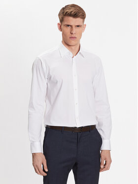 BOSS Boss Hemd 50473265 Weiß Regular Fit