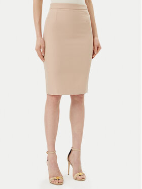 Maryley Maryley Suknja MARYLEY-25EB701/43PG Bež Regular Fit