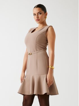 Marciano Guess Marciano Guess Každodenní šaty 178377 Béžová Classic Fit
