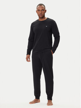 Emporio Armani Underwear Emporio Armani Underwear Pyžamo EM000610 AF10776 MC108 Čierna Regular Fit