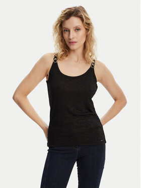 Morgan Morgan Top 251-DIDOA Čierna Slim Fit