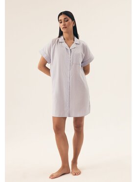 Henderson Henderson Noční košile 42781 Modrá Regular Fit