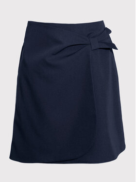 SLY SLY Spódnica 3S-305B Granatowy Comfortable Fit
