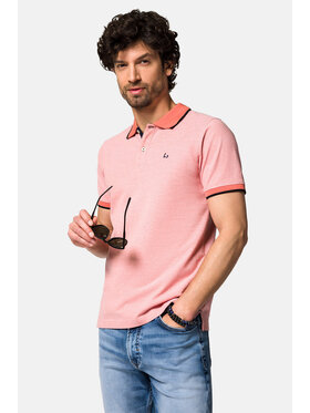 Lancerto Lancerto Polo Tom PO073123000038 Koralowy Regular Fit