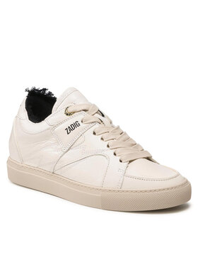 Zadig&Voltaire Zadig&Voltaire Sneakersy Board Top Patch SKAB1704F Biały