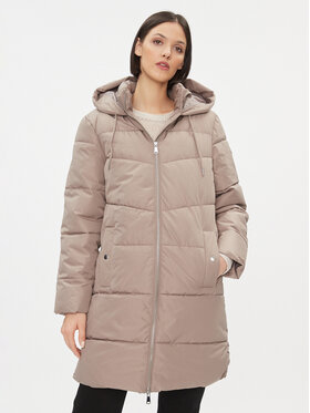 JDY JDY Vatovaná bunda 15300564 Hnědá Regular Fit
