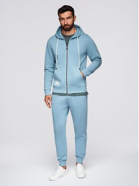 Ombre Ombre Komplet dresowy Z119 Błękitny Regular Fit