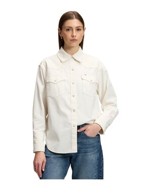 Lee Lee Koszula 112385648 Biały Regular Fit