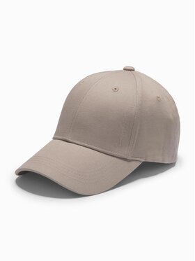 Ombre Ombre Czapka z daszkiem OM-ACCS-0102 Beżowy
