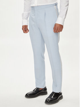HUGO Hugo Spodnie materiałowe Getlin 242E1X 50513776 Błękitny Slim Fit