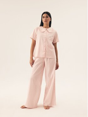 Henderson Henderson Piżama 42734 Różowy Regular Fit