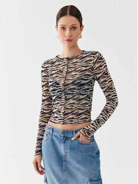 ONLY ONLY Bluzka 15315812 Beżowy Regular Fit