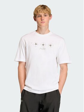 adidas adidas T-Shirt SHORT SLEEVE F50 GRAPHIC TEE Biały Regular Fit