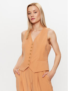 DKNY DKNY Anzugweste P3ET8R51 Orange Regular Fit