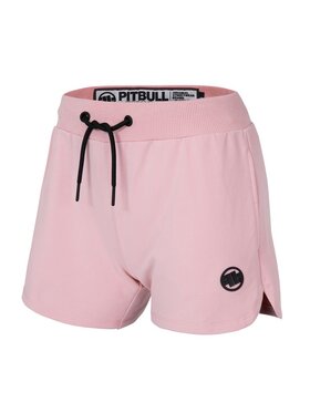 PITBULL PITBULL Szorty sportowe Szorty dresowe damskie French Terry Florida XL Różowy Regular Fit