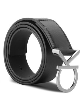 Calvin Klein Calvin Klein Жіночий ремінь Ck Logo Belt 3.5 K60K602141 80 Чорний