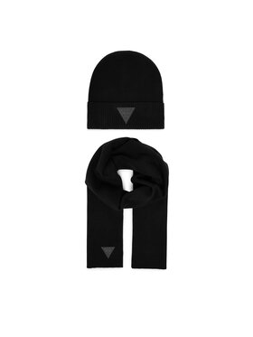 Guess Guess Set Fular și Căciulă GFBOXM P6103 Negru