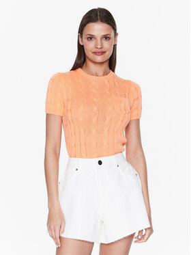 Polo Ralph Lauren Polo Ralph Lauren Sveter 211895379001 Oranžová Slim Fit