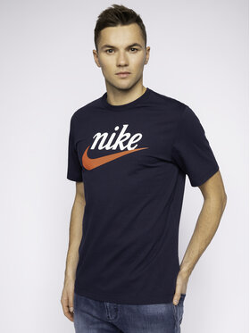 Nike Nike T-Shirt Heritage BV7678 Dunkelblau Standard Fit