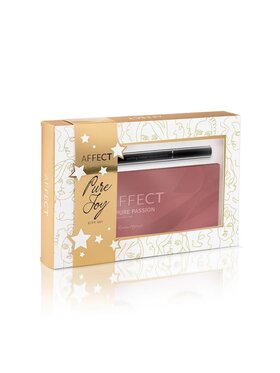 Affect Affect Affect Pure Joy zestaw paleta cieni do powiek + pogrubiający tusz do rzęs 12ml Tusz do rzęs czarny