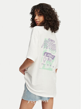 HUGO HUGO Tričko Tee 50560784 Biela Oversize