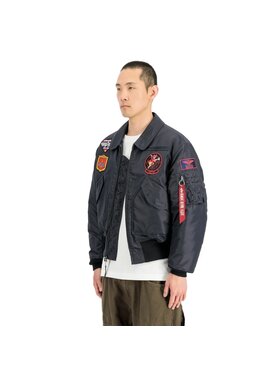 Alpha Industries Alpha Industries Kurtka bomber AI.268135 Czarny Loose Fit