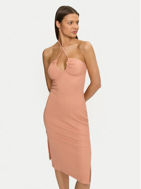 Roxy Roxy Letné šaty Late Sunset ERJKD03467 Oranžová Slim Fit