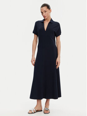 Tommy Hilfiger Tommy Hilfiger Igapäevane kleit WW0WW44514 Tumesinine Regular Fit