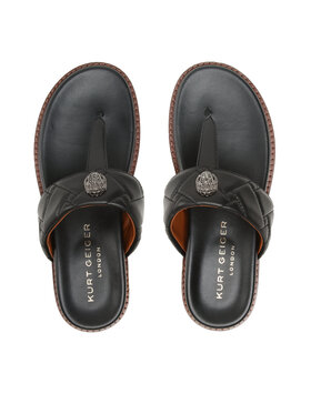 Kurt Geiger Kurt Geiger Japonki Kensington T-Bar Chunky 9819900109 Czarny