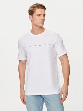 4F 4F T-Shirt 4FWSS24TTSHM1283 Bílá Regular Fit