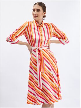 Orsay Orsay Sukienka 432058242000__36 Czerwony Regular Fit
