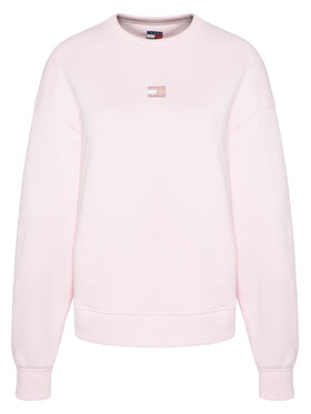 Tommy Jeans Tommy Jeans Суитшърт Badge DW0DW17325 Розов Regular Fit
