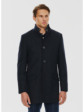 Pako Lorente Pako Lorente Płaszcz P24WF-7X-005 Granatowy Classic Fit