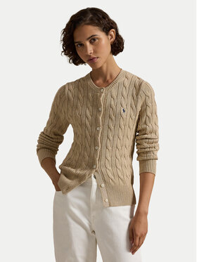 Polo Ralph Lauren Polo Ralph Lauren Kardigan 211891643021 Béžová Slim Fit