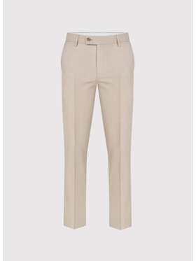 Pako Lorente Pako Lorente Spodnie garniturowe P26SF-6G-011 Beżowy Slim Fit