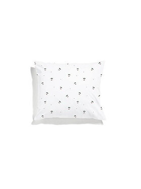 White pocket White pocket Poszewka na poduszkę satynowa Biały