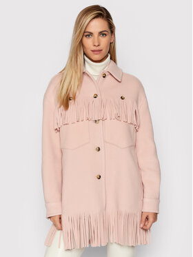 PINKO Pinko Palton de iarnă Fiambala 1G16S1 Y7E3 Roz Regular Fit
