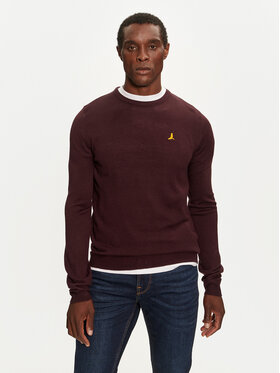 Brave Soul Brave Soul Pulover MK-230EINSTEIN4 Bordo rdeča Regular Fit