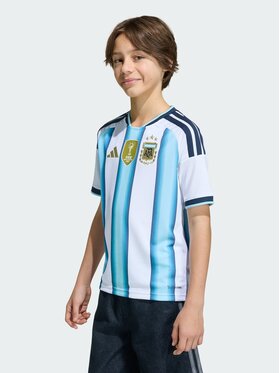 adidas adidas Koszulka techniczna Argentina 26 Home Kids Jersey Biały Regular Fit