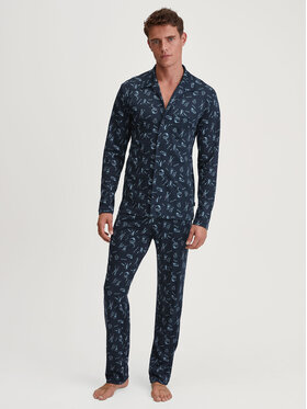 Calida Calida Pyžamo 44282 Tmavomodrá Regular Fit